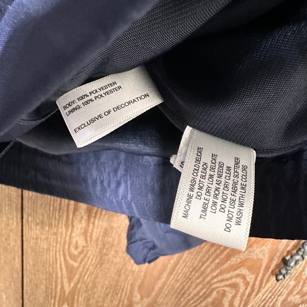 Cutter & Buck CB WindTec Mens Medium Navy Blue Full Zip Windbreaker Jacket - Picture 6 of 10